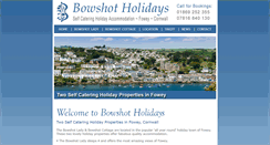 Desktop Screenshot of bowshotholidays.com